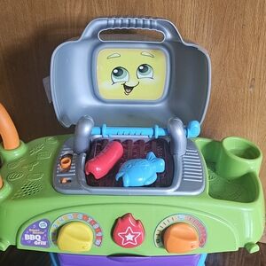 Interactive BBQ Grill Toy with Red and Blue Accessories